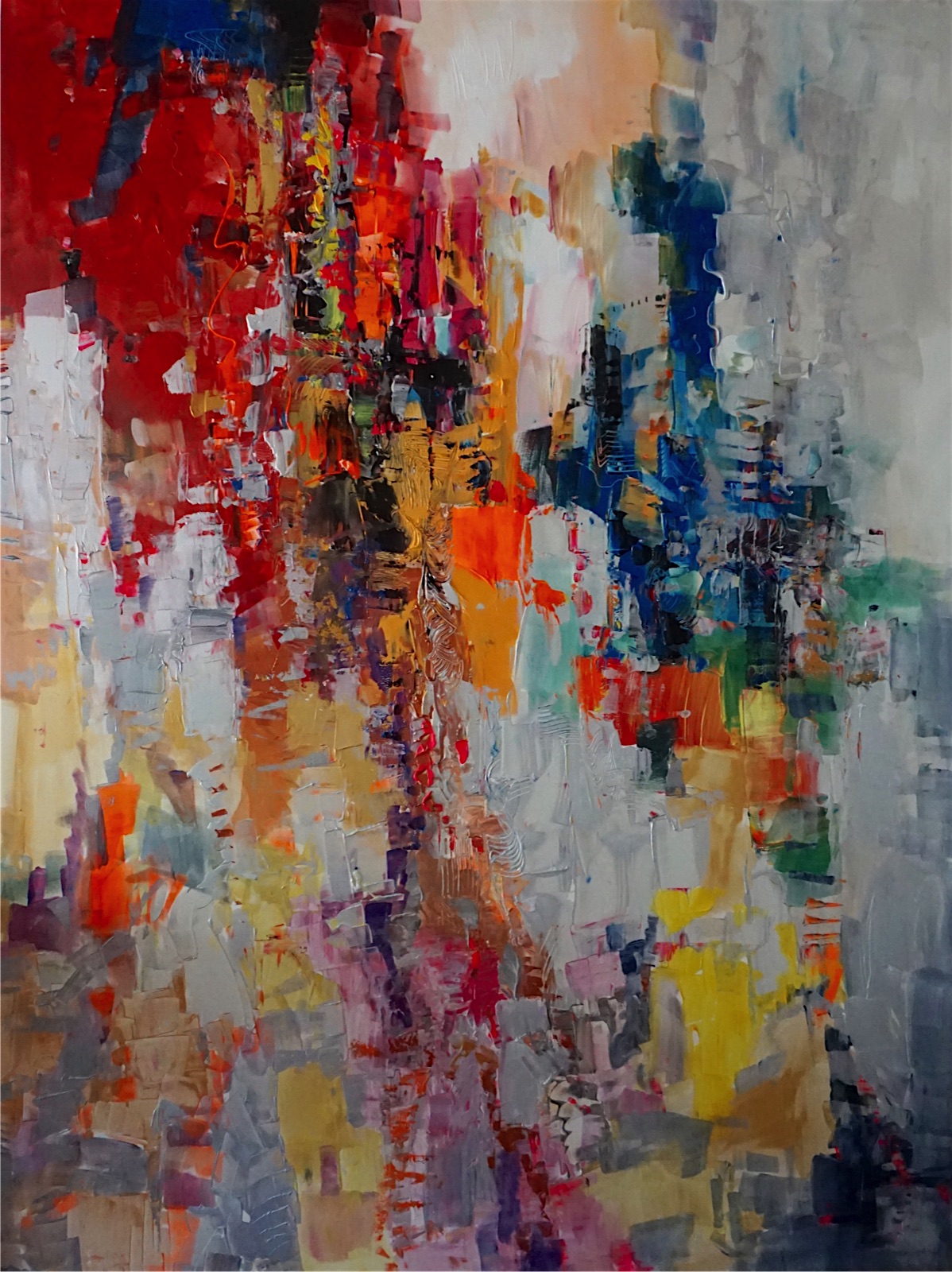 Featured image for The process of painting abstract art