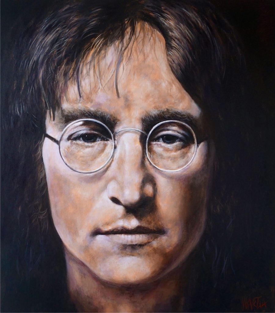 painting john lennon — Paul Ygartua latest visit to his hometown in Liverpool
