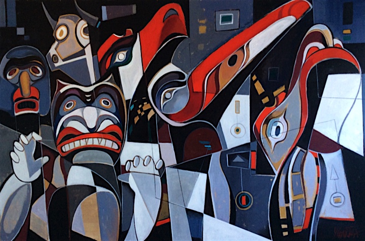 Native Mask – Painting – Eagle Spirit Gallery