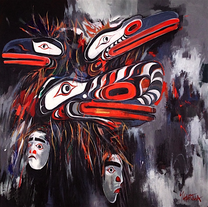 Native Spiritual Happening – Painting