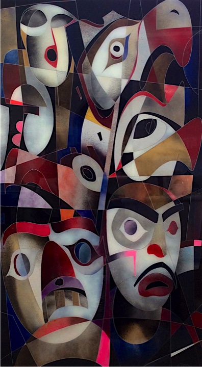 Northwest Coast Native – Cubism Art
